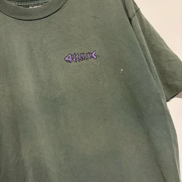 Alore vtg WHEN THE LAST TREE IS DEAD WE REALIZE WE CAN’T EAT MONEY T-Shirt large - Picture 3 of 5